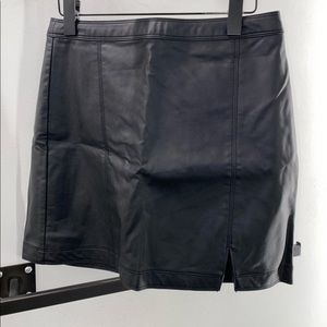 NWT Abercrombie & Fitch Medium leather skirt